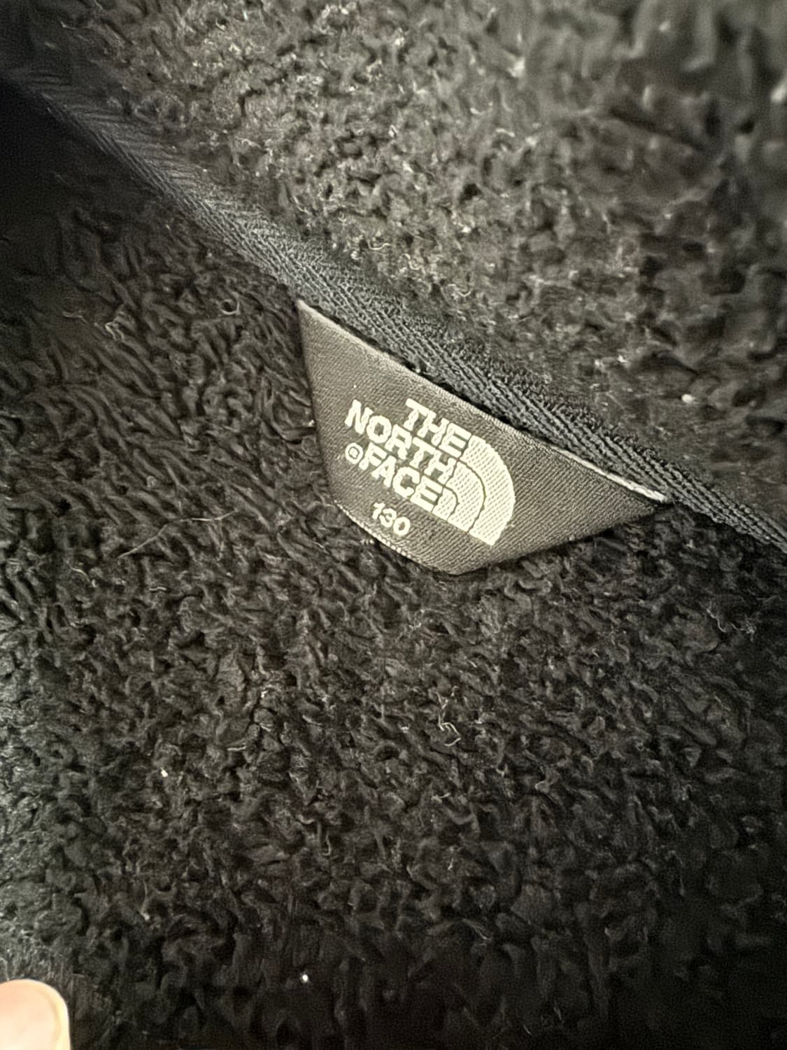 노스페이스 키즈 블랙 후리스 자켓 130 상품이미지3