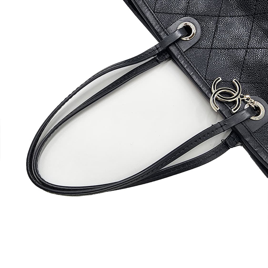 샤넬 블랙 캐비어 쇼퍼백 #19 상품이미지8