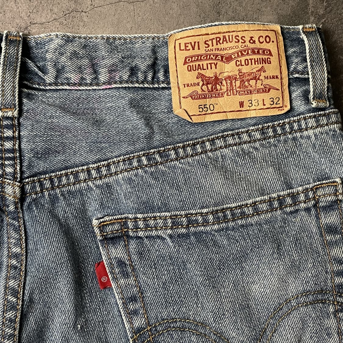 LEVI'S 00s 리바이스550 테이퍼드핏 데님 팬츠 A00595 상품이미지9