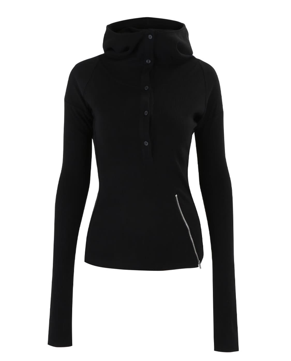 킴즈서울 카다 지퍼 후디 블랙 상품이미지1