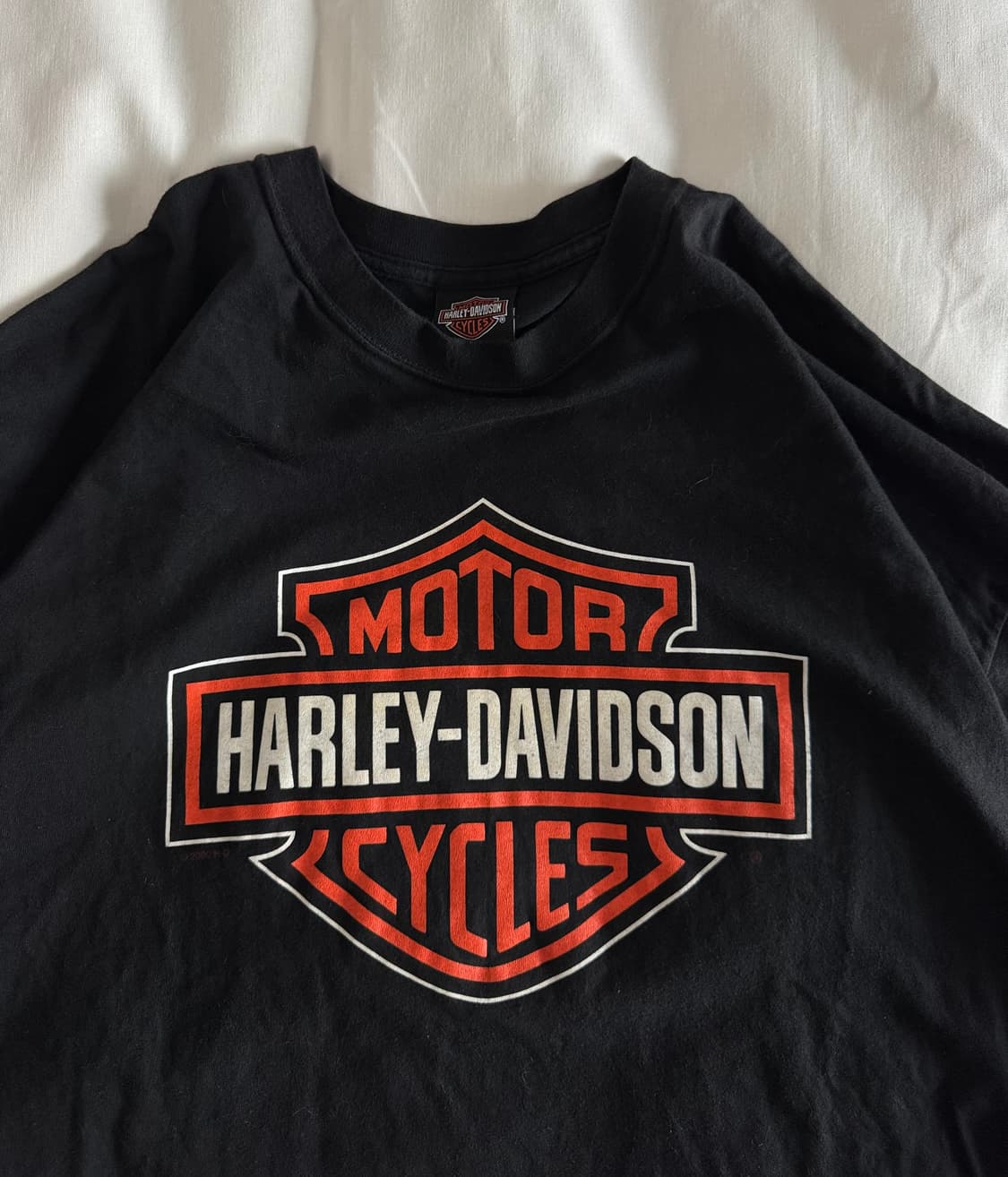 [주말할인][2XL] 빈티지 할리데이비슨 리프린팅 실드 롱슬리브 티셔츠 상품이미지2