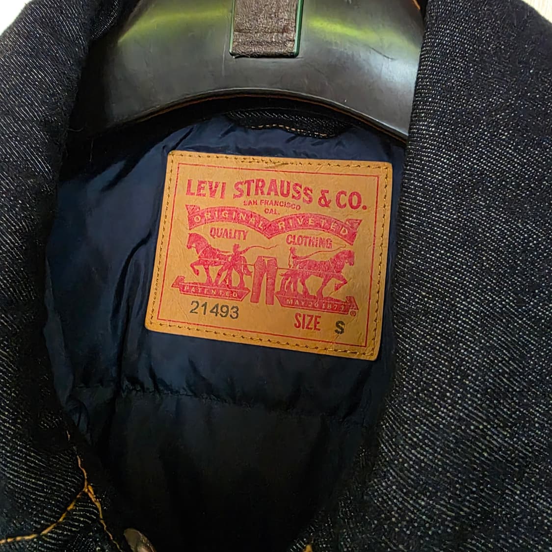 리바이스 구스다운 데님 자켓 상품이미지3