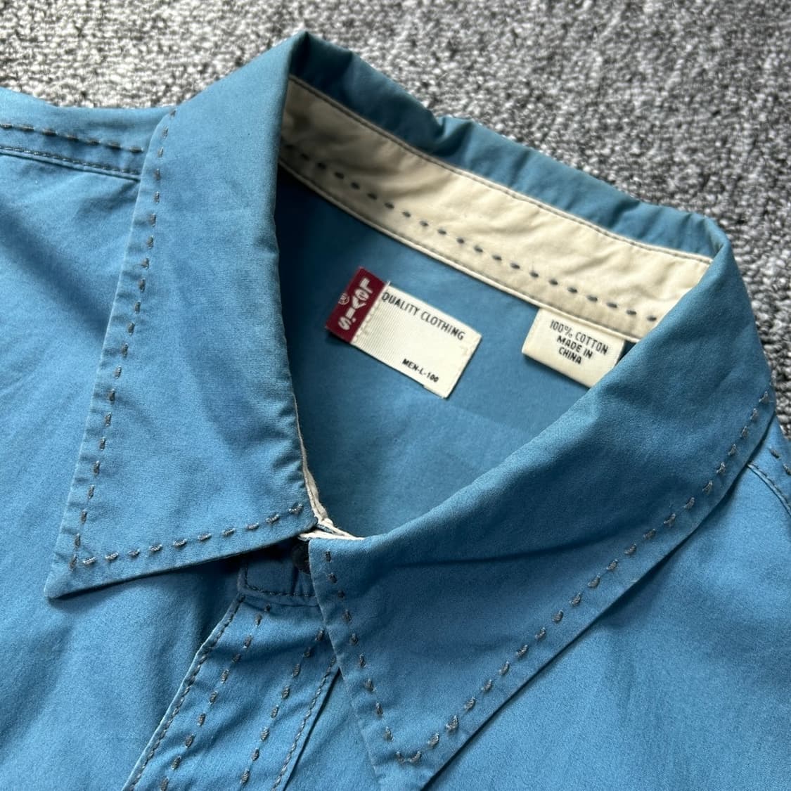 리바이스 청록 웨스턴 셔츠  상품이미지6