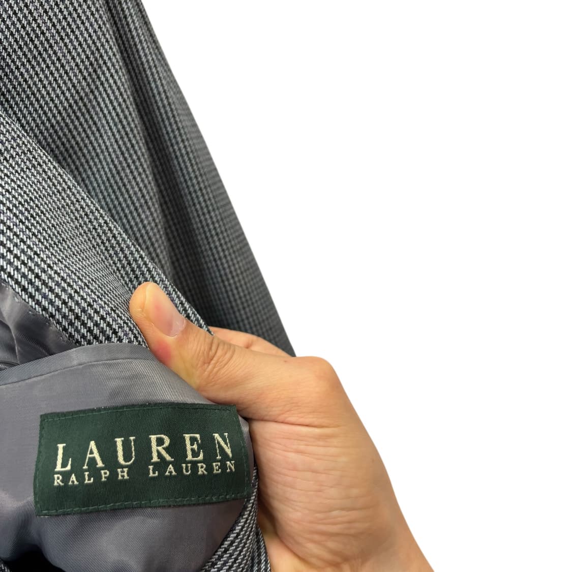 랄프로렌 체크 투버튼 블레이저 상품이미지4