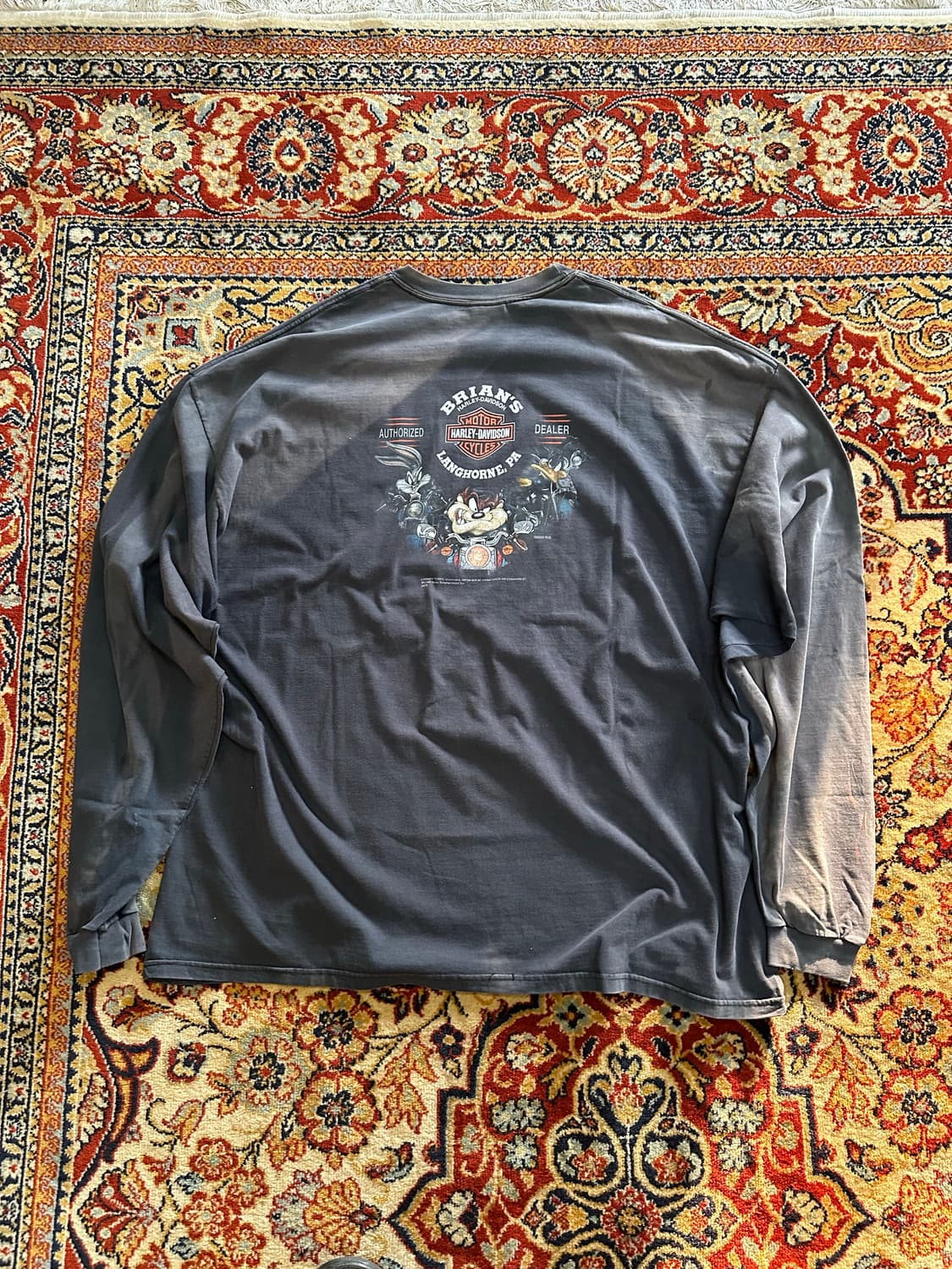 할리데이비슨 x 루니툰즈 '와일드 코요테' 파이어 롱슬리브 - 4XL 상품이미지9