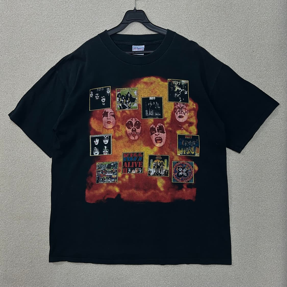 (XL) 90s Kiss 아카이브 앨범 아트웍 all sport 반팔티 상품이미지1