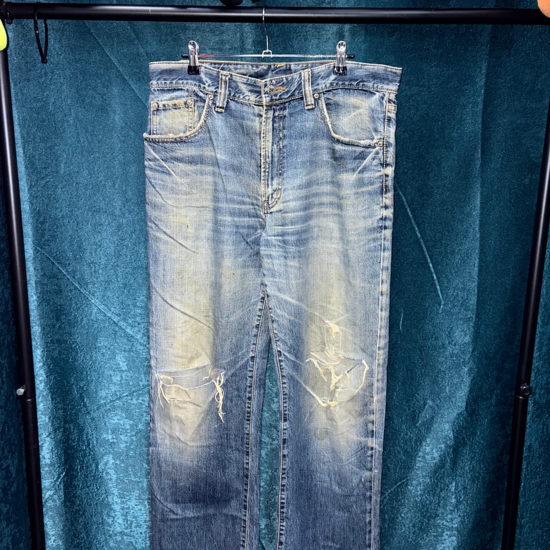 (33) 재패니즈 빅사이즈 데미지 데님 팬츠 made in JAPAN 상품이미지2