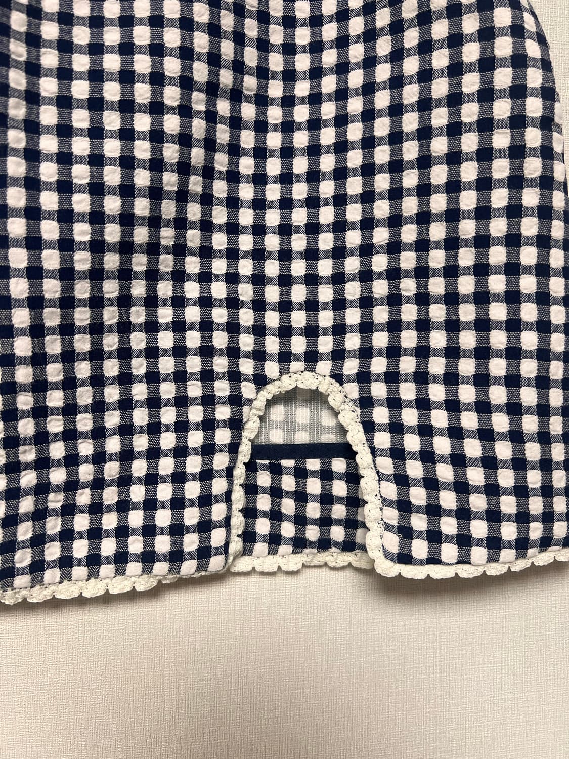 Glowny navy french skirt 새상품 상품이미지3