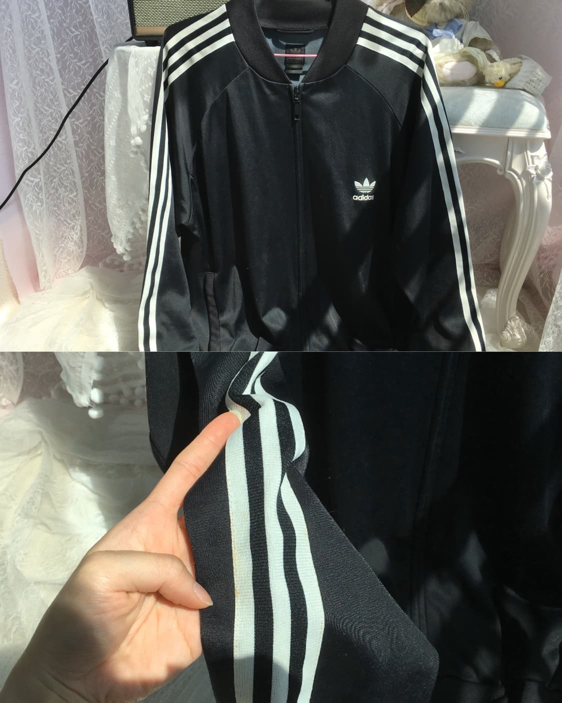 Adidas black old school jersey 상품이미지3