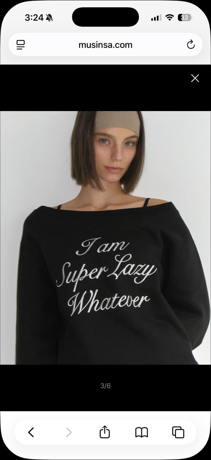 레이지지 기모 스웻셔츠 상품이미지2