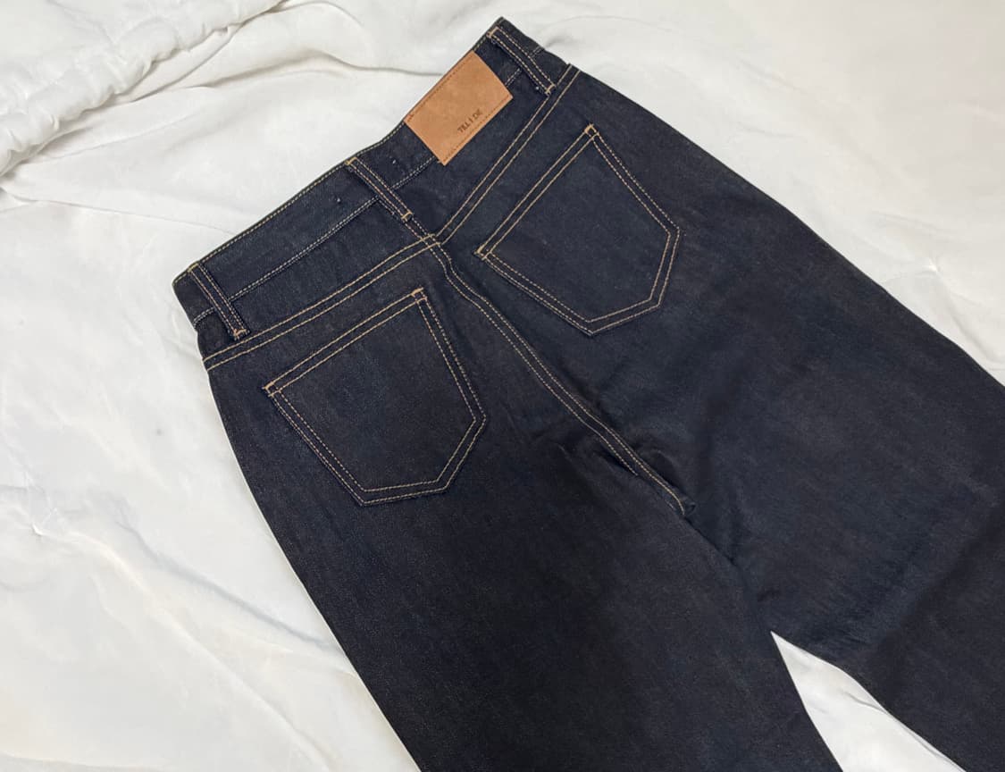 [미 시착 새 상품] 틸아이다이 셀비지 생지데님 s 상품이미지3