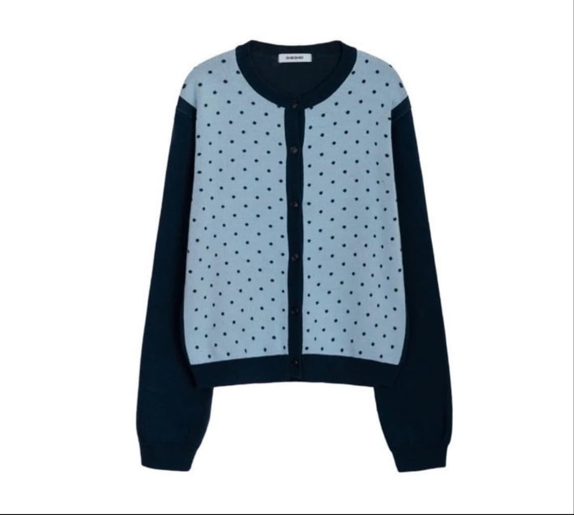 오헤시오 도트가디건 상품이미지2