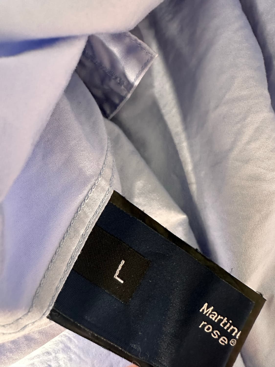 마틴로즈 / 로고 랩 셔츠 / L 상품이미지4