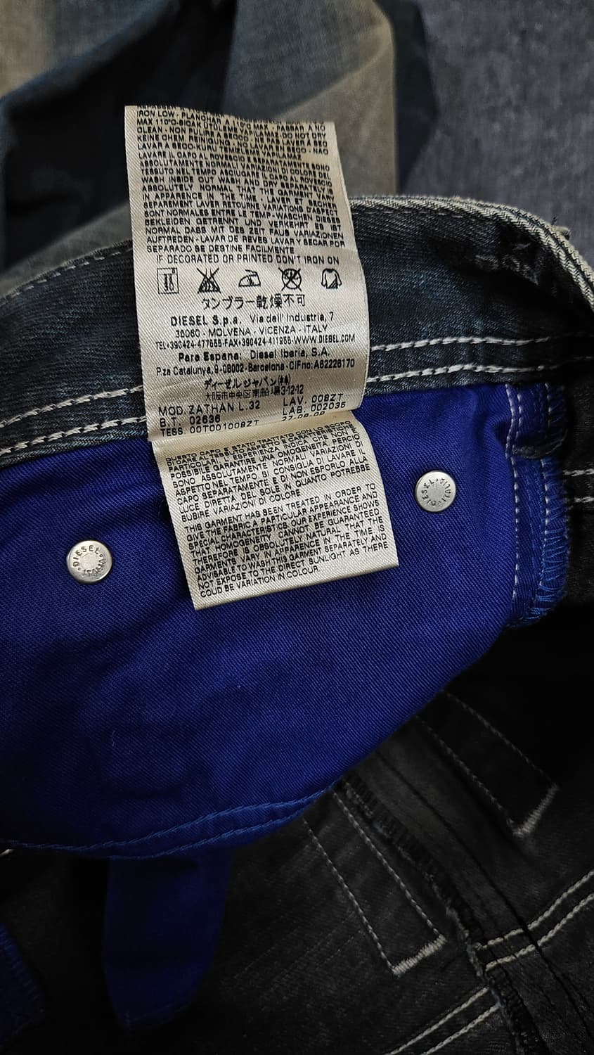 디젤 자탄 빈티지 워싱 팬츠 W30 L32(급처) 상품이미지9
