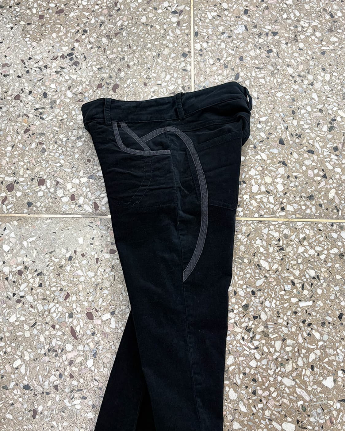 알레산드로 드 베네드띠 파이핑 디테일 코듀로이 팬츠 상품이미지6