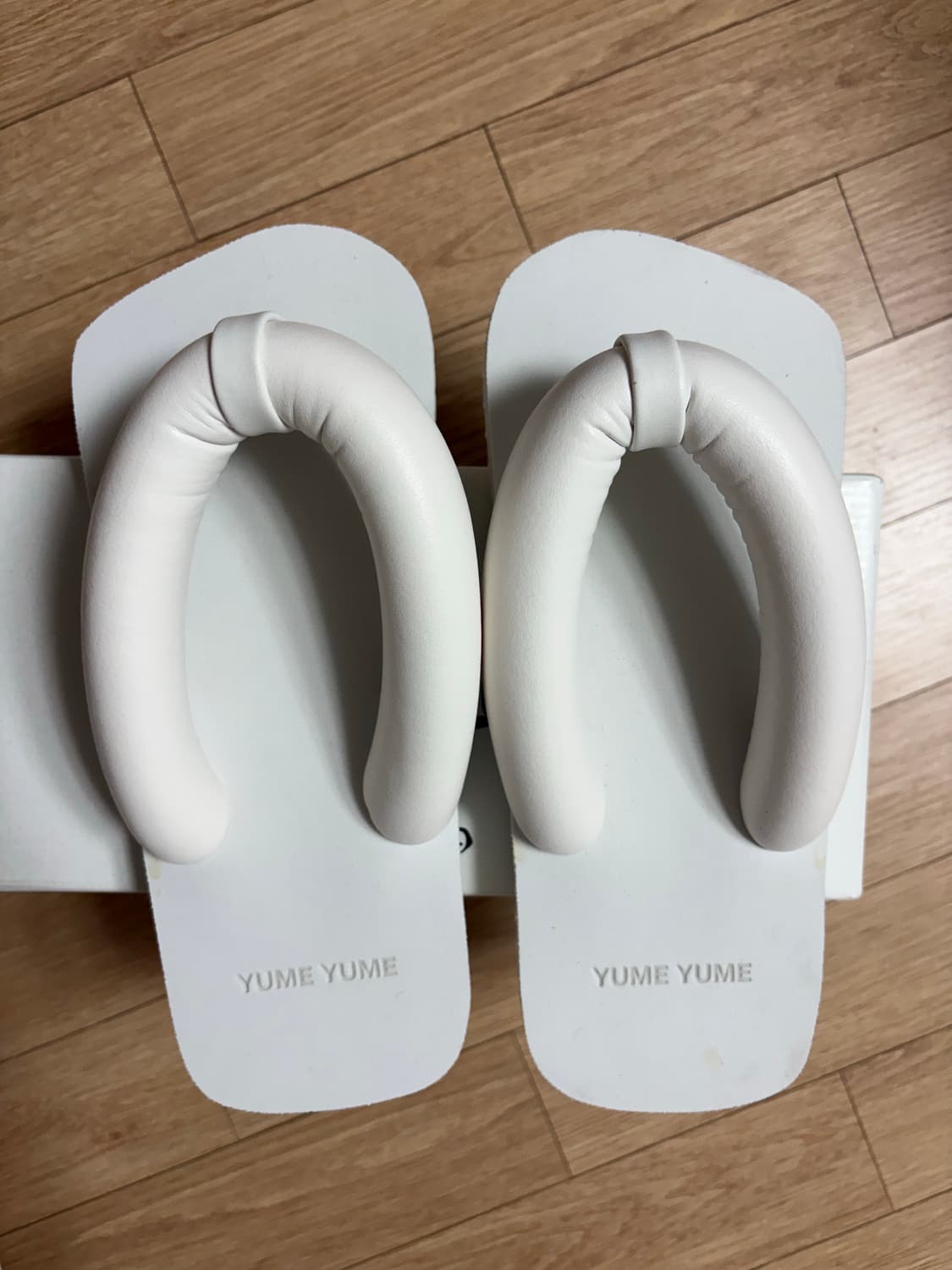 유메유메 수키 패딩레더 플립플랍 38 새상품 상품이미지1