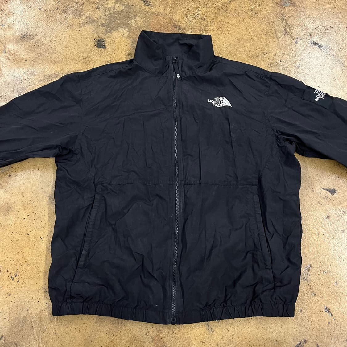 [정품/XL] 노스페이스 블랙 바람막이 자켓 b17 상품이미지3