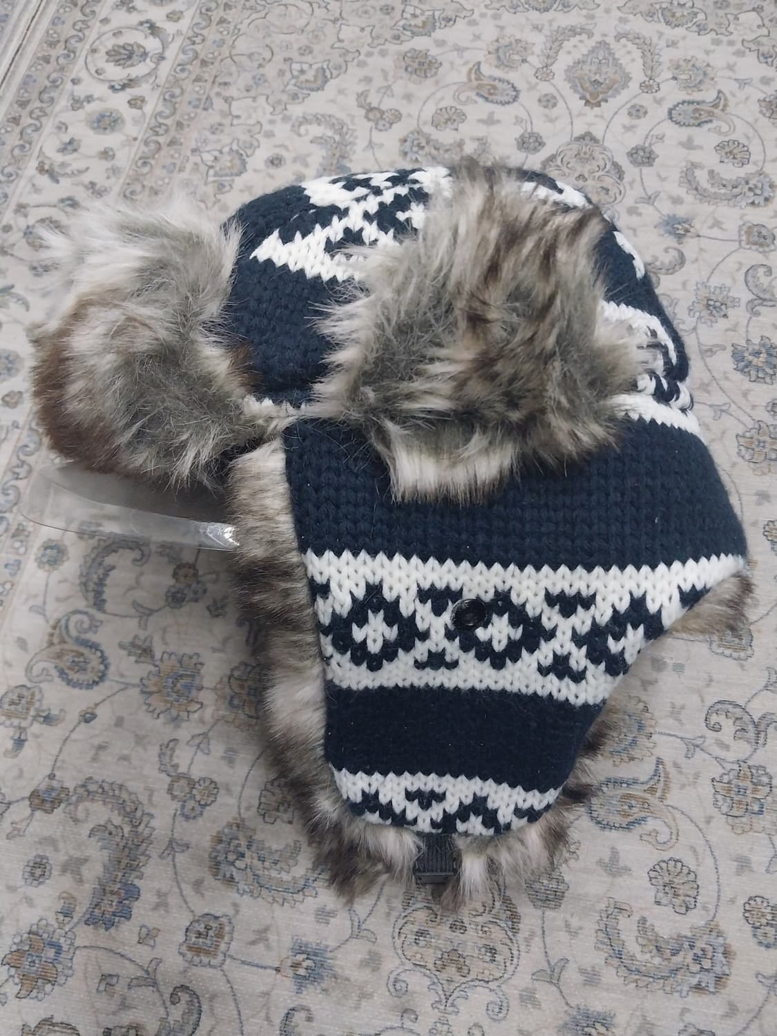 빈티지 노르딕 패턴 트루퍼햇 상품이미지4