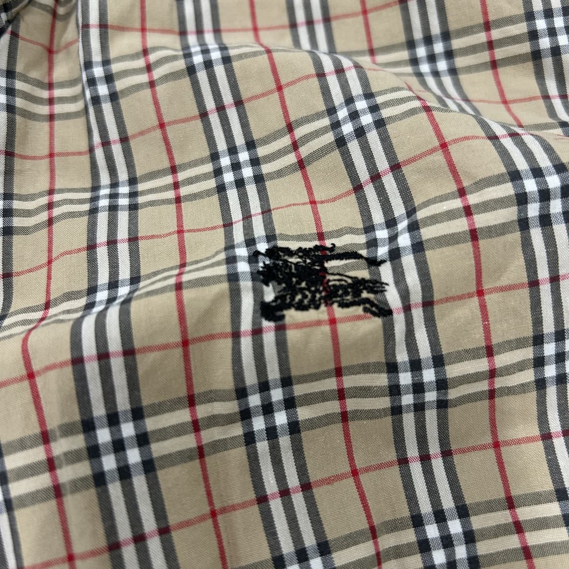 버버리 블루라벨 일본 정품 체크 셔츠 s 상품이미지3