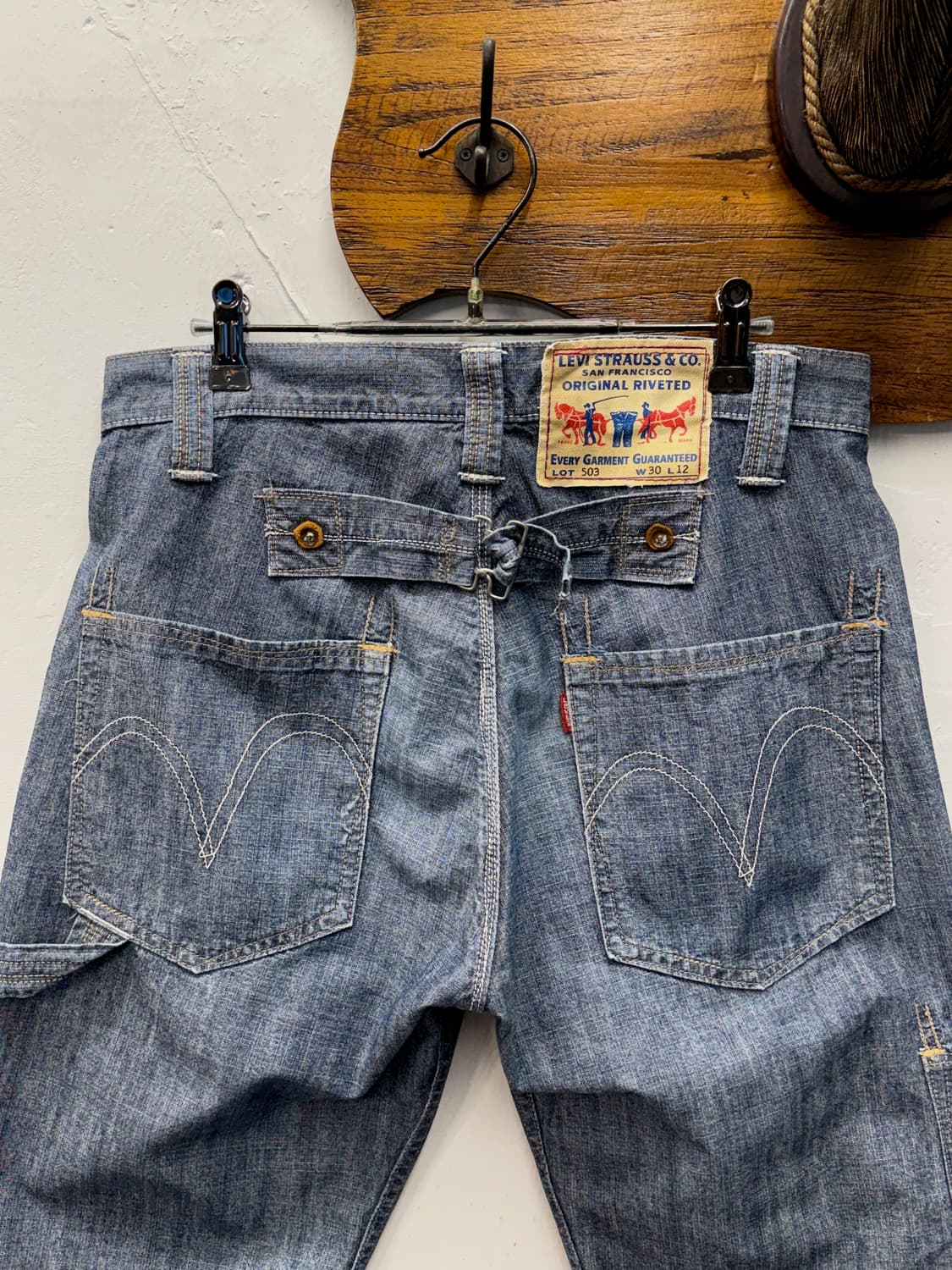 Levi's 503 Buckle-Back Carpenter Denim S 상품이미지1