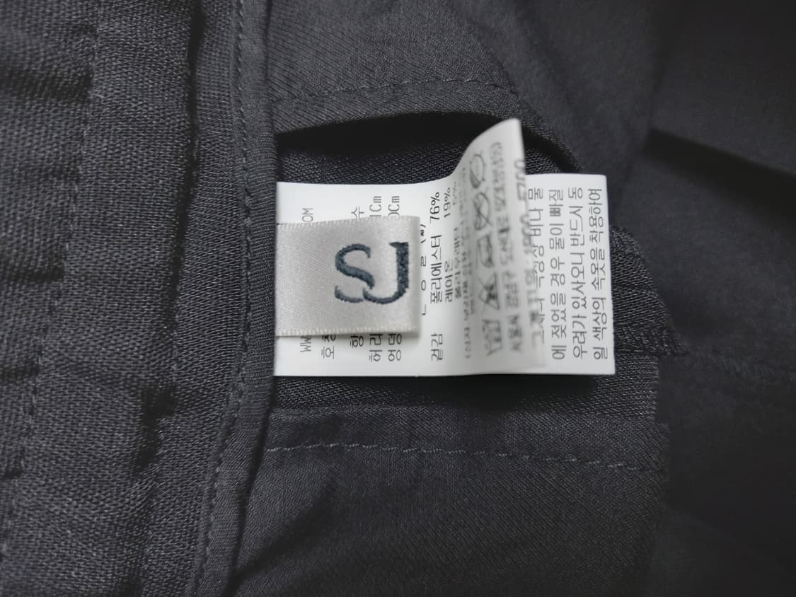 새 SJSJ 춘하추 레이온 8부9부 팬츠 33.44 상품이미지7