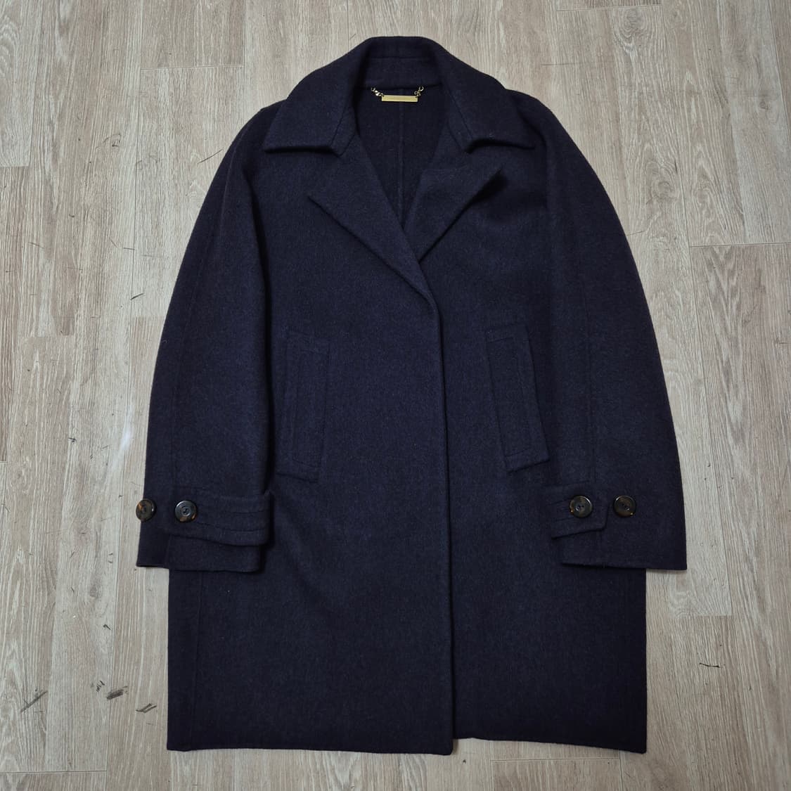 한섬 시스템 여성 핸드메이드 모직 캐시미어 코트 82-94-160 상품이미지1