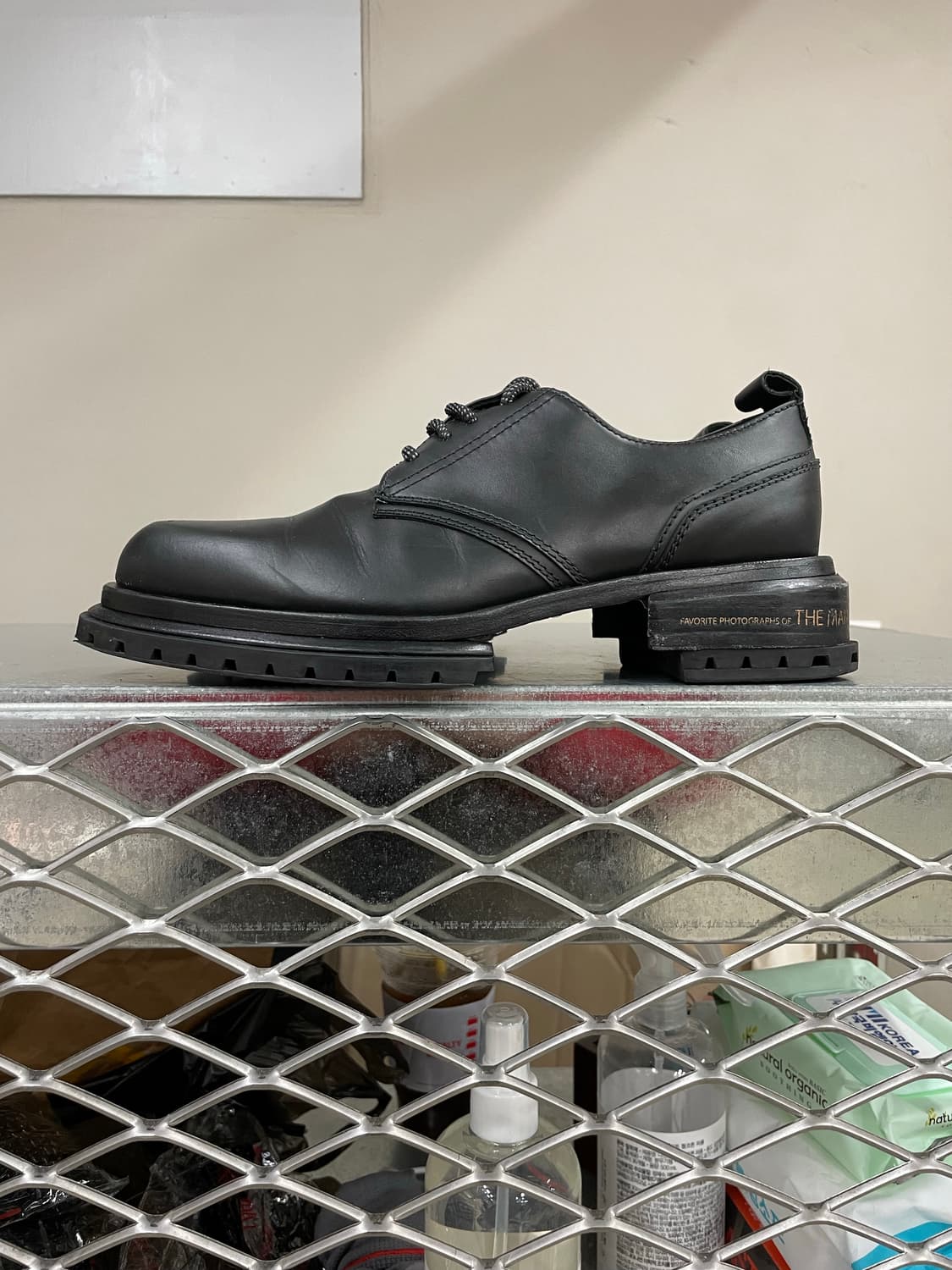 솔리드옴므 레더 슈즈 블랙 40 (gr-4383) 상품이미지1