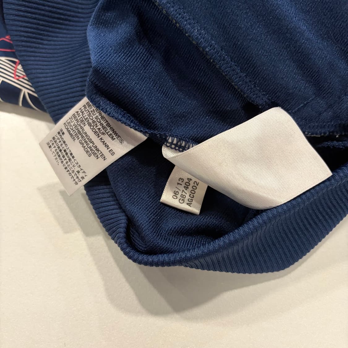 13s 아디다스 트리플로고 네이비 삼선 트랙탑 져지 D875 상품이미지6