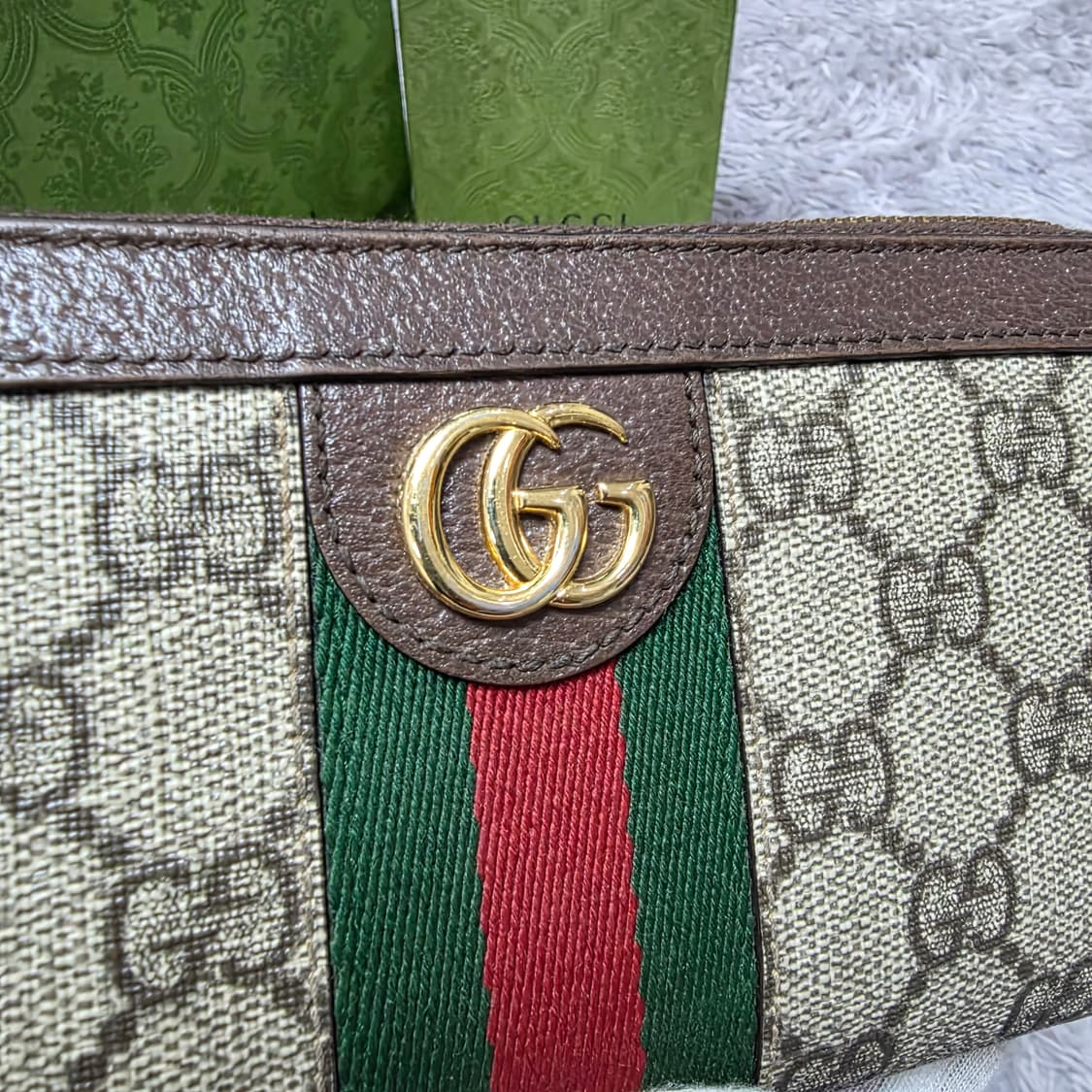 {클로젯}[풀구성+영수증][신형24ss]구찌 오피디아 지퍼돌이 장지갑 상품이미지4