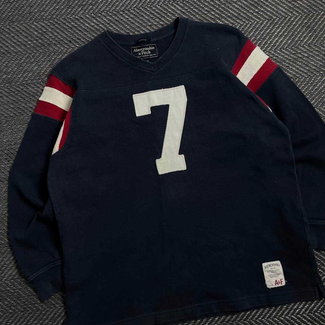아베크롬비 앤 피치 넘버로고 럭비 긴팔 티셔츠y 3995 상품이미지1