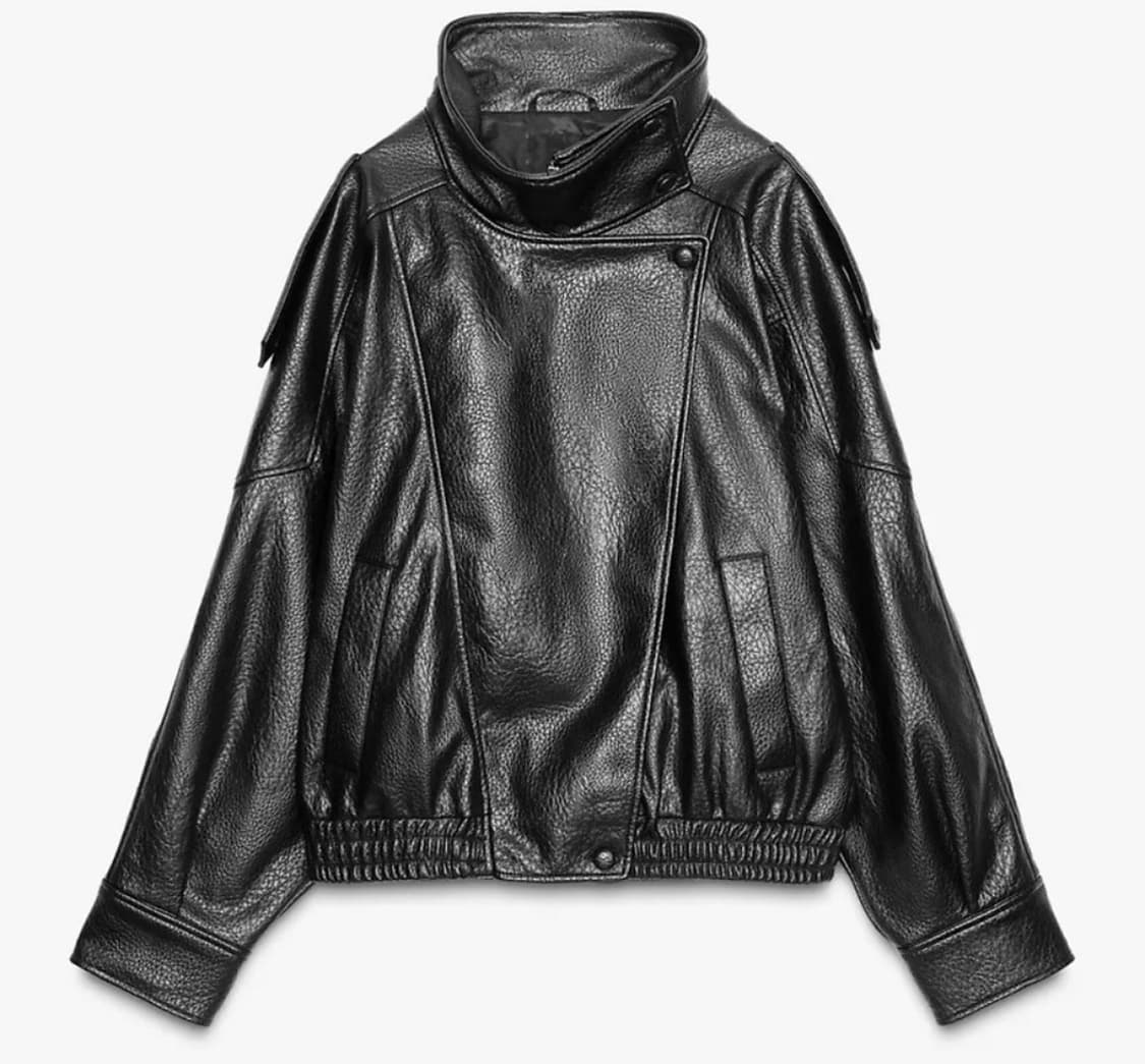 자라 페이크 레더 자켓 s 상품이미지1
