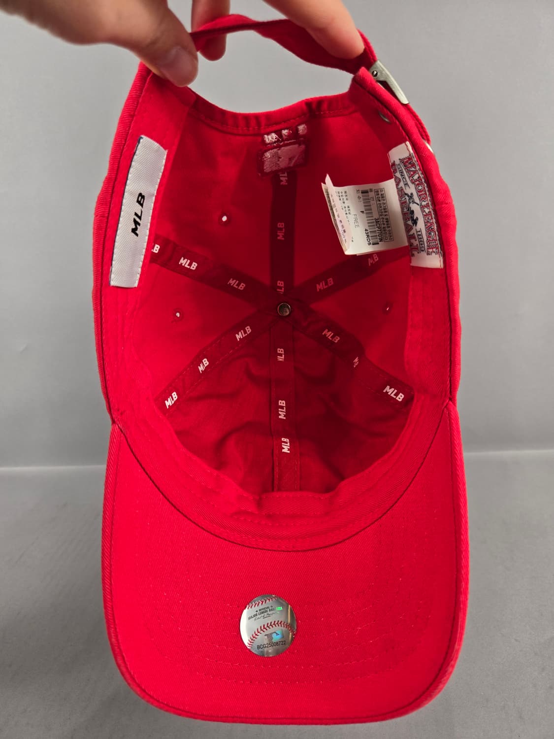 [무료배송]MLB 루키 언스트럭쳐 볼캡 보스턴 레드삭스 야구 모자 엠엘비 상품이미지4