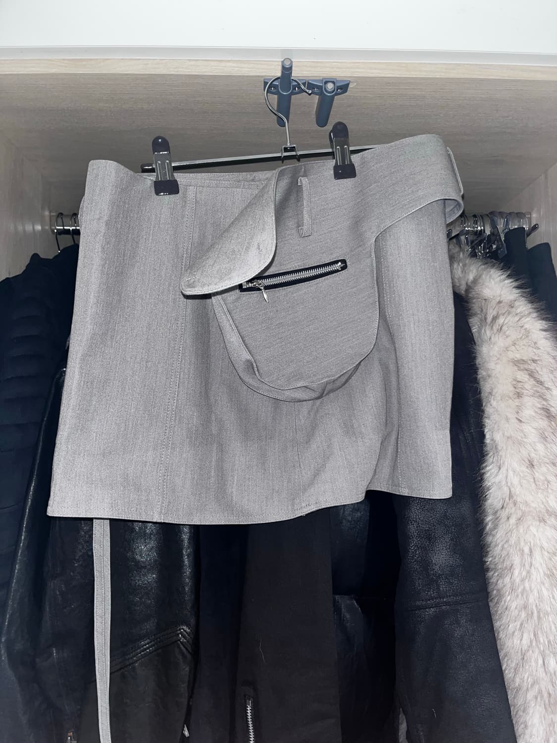 우기 착용⛓️<새상품>카시코 코르셋&카고 미니 스커트 셋업 상품이미지6