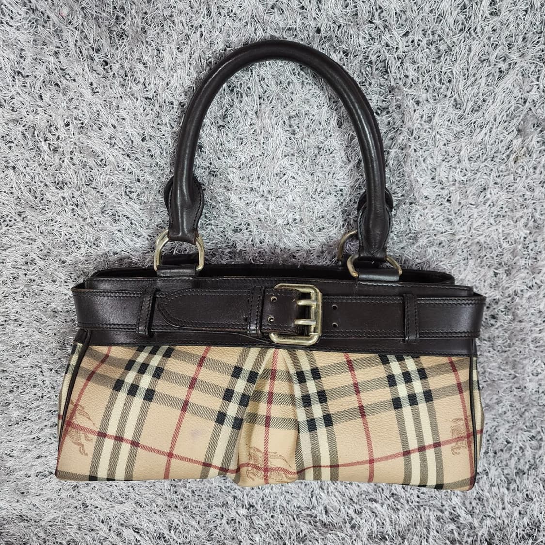 버버리 빈티지 체크 토트백 상품이미지1