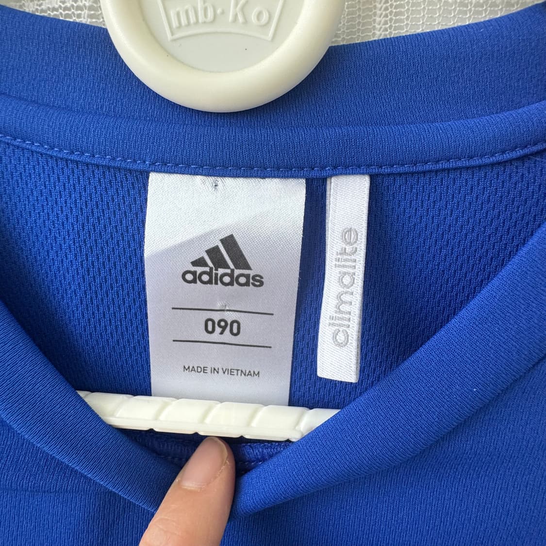 아디다스 블루 삼선 기능성 티셔츠 90 상품이미지7