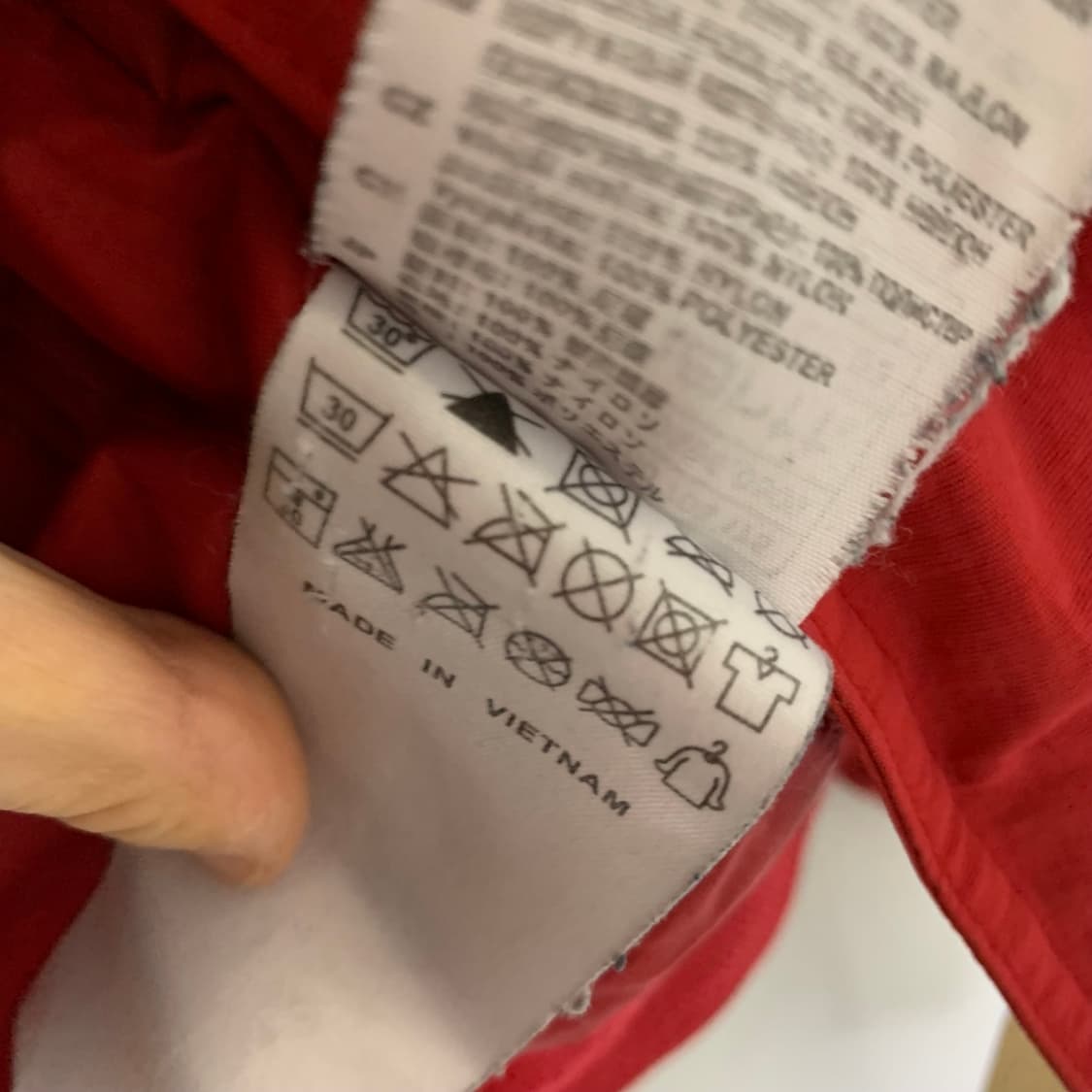 칼하트 레드 후드 바람막이 점퍼 L 빈티지 남녀공용 자켓 상품이미지7