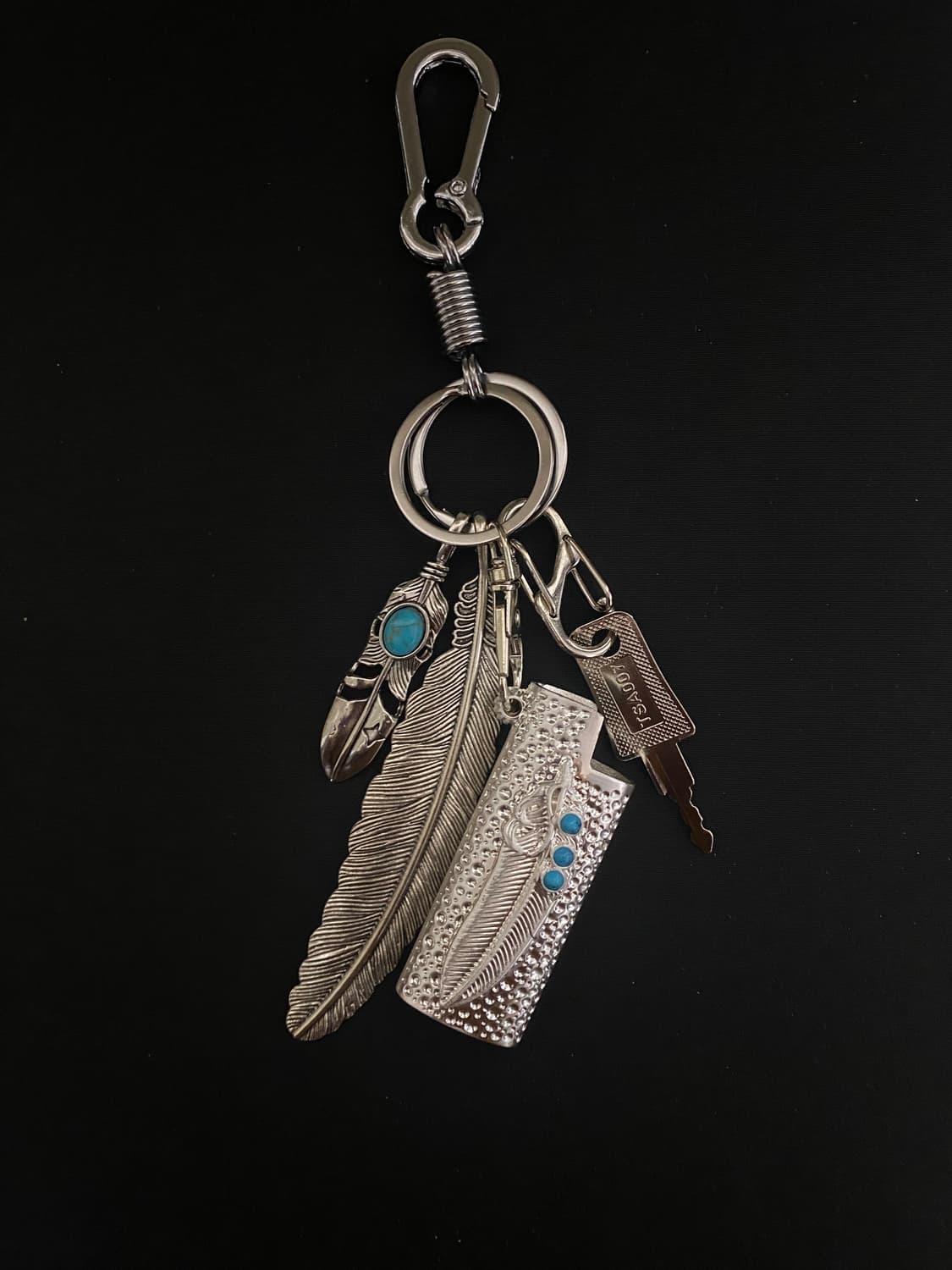 에스닉 깃털 키링 상품이미지3