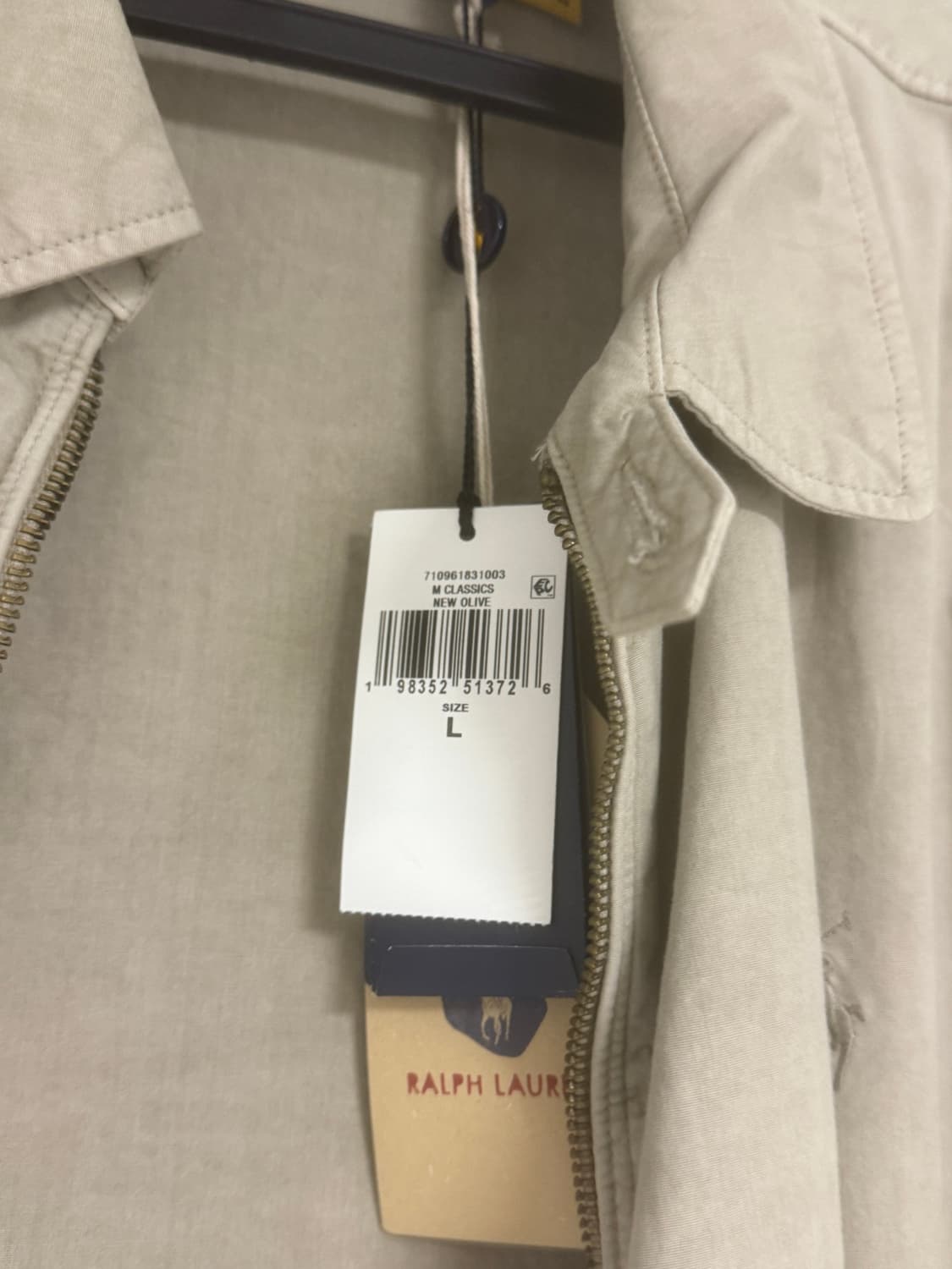 [새상품,L] 폴로 베이포트 미네랄 다이 포플린 올리브 상품이미지4