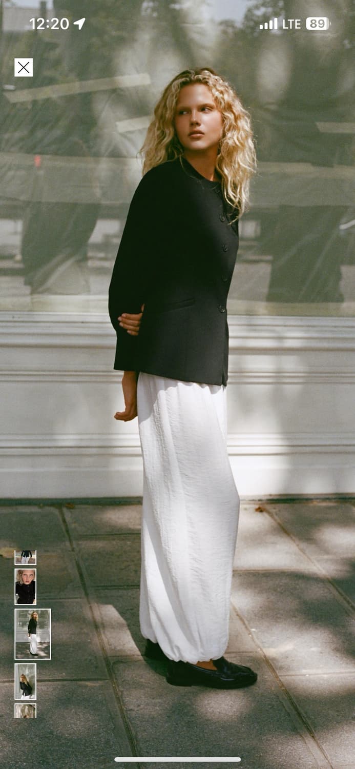 자라 숄더 패드 타이드핏 블레이저 S 상품이미지4