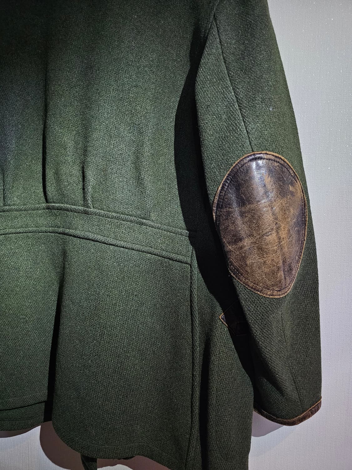 빈티지 울 코트 가죽 엘보 패치/ 오사카 ACORN 실구매 상품이미지7