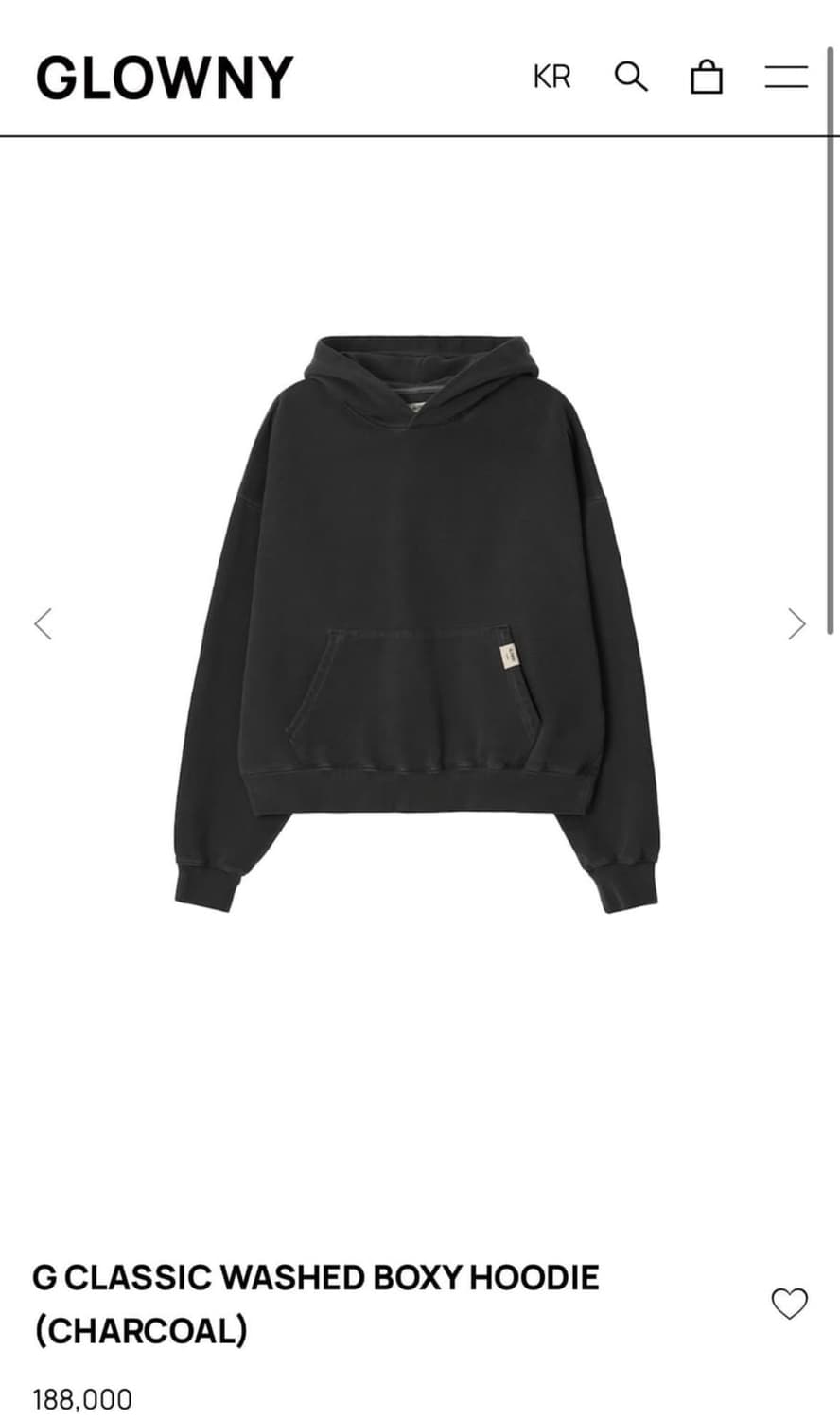 글로니 클래식 후드티 상품이미지1