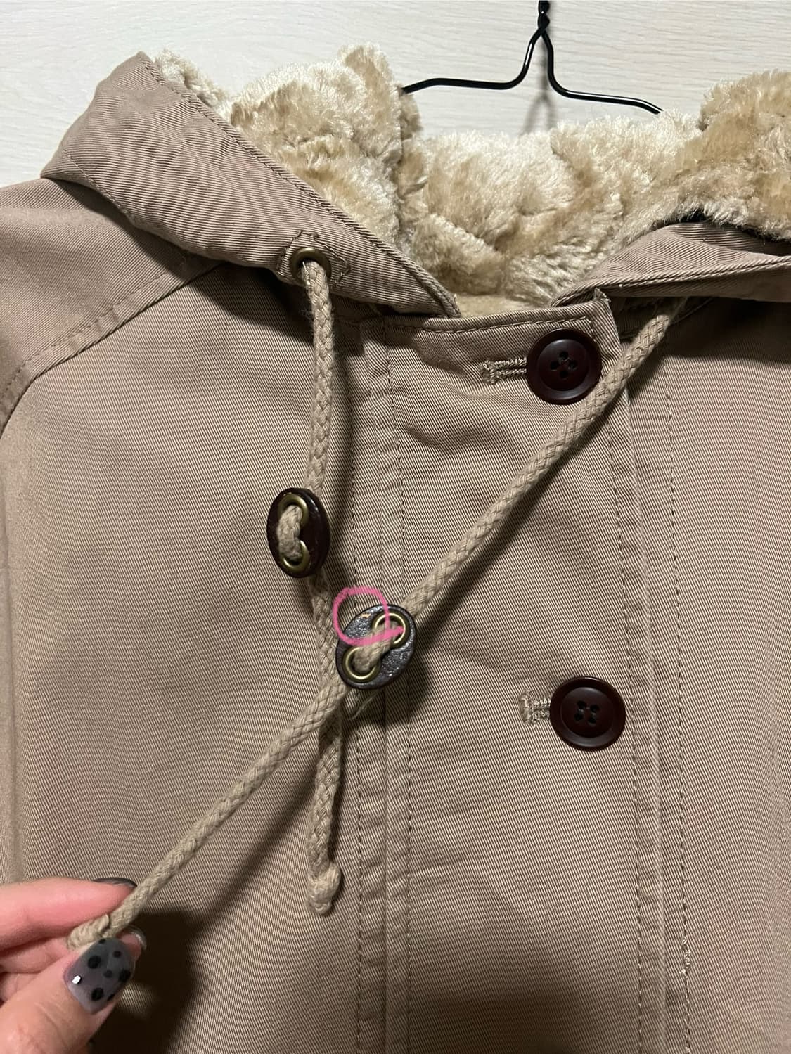 로리즈팜 퍼 케이프 모리걸 야상 lowrys farm  상품이미지8