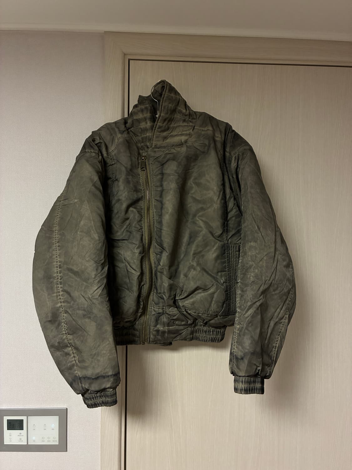 NO FAITH STUDIOS Asymmetrical 봄버 자켓 상품이미지1