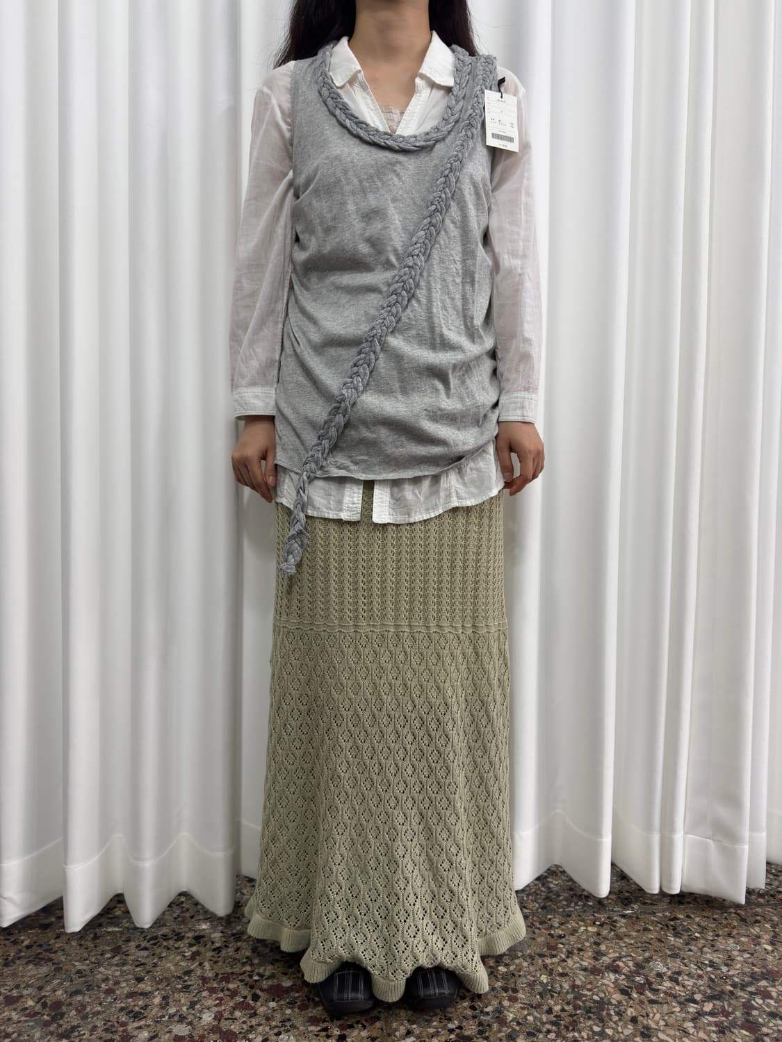 gu crochet skirt 상품이미지2