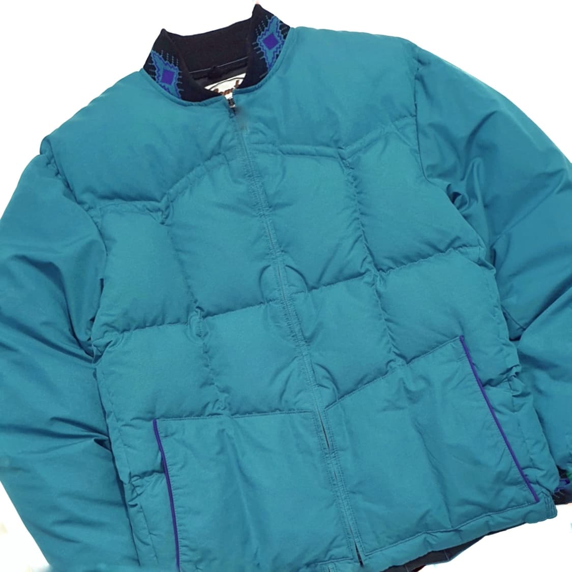 빈티지 comfy 아웃도어 웨스턴 다운 파카 m (105) 상품이미지3