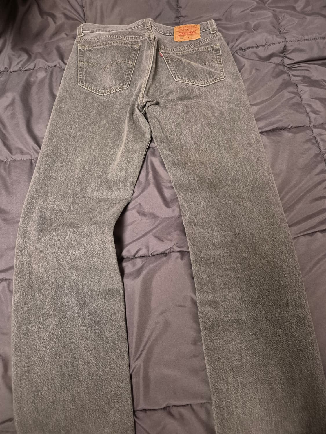 1993s 리바이스 501-0658 흑청(그레이) 상품이미지2