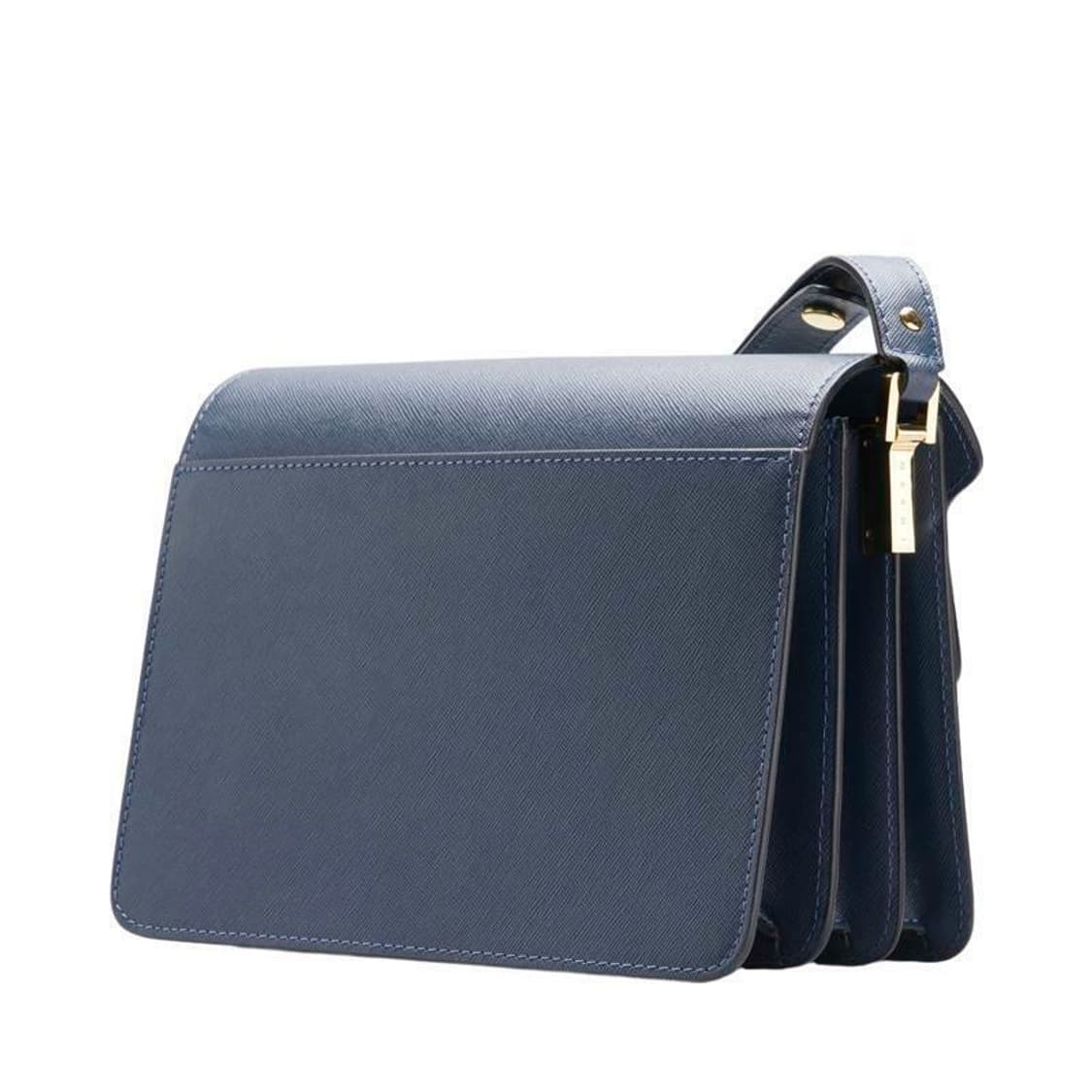 (중고) 마르니 네이비 사피아노 트렁크 미듐 숄더백 상품이미지2