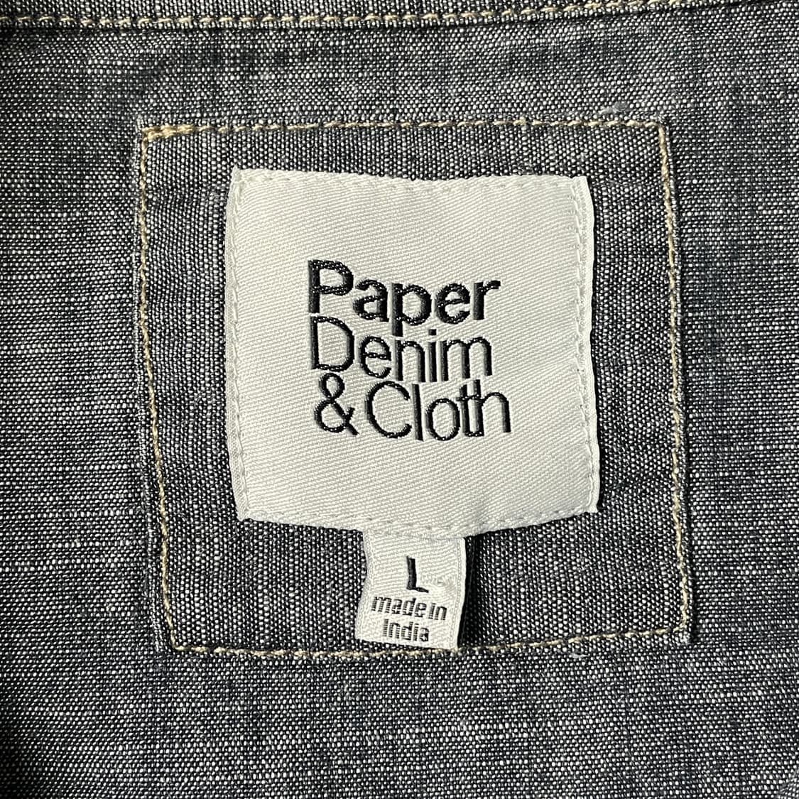 PAPER DENIM & CLOTH 그레이 데님 웨스턴셔츠 A00486 상품이미지9