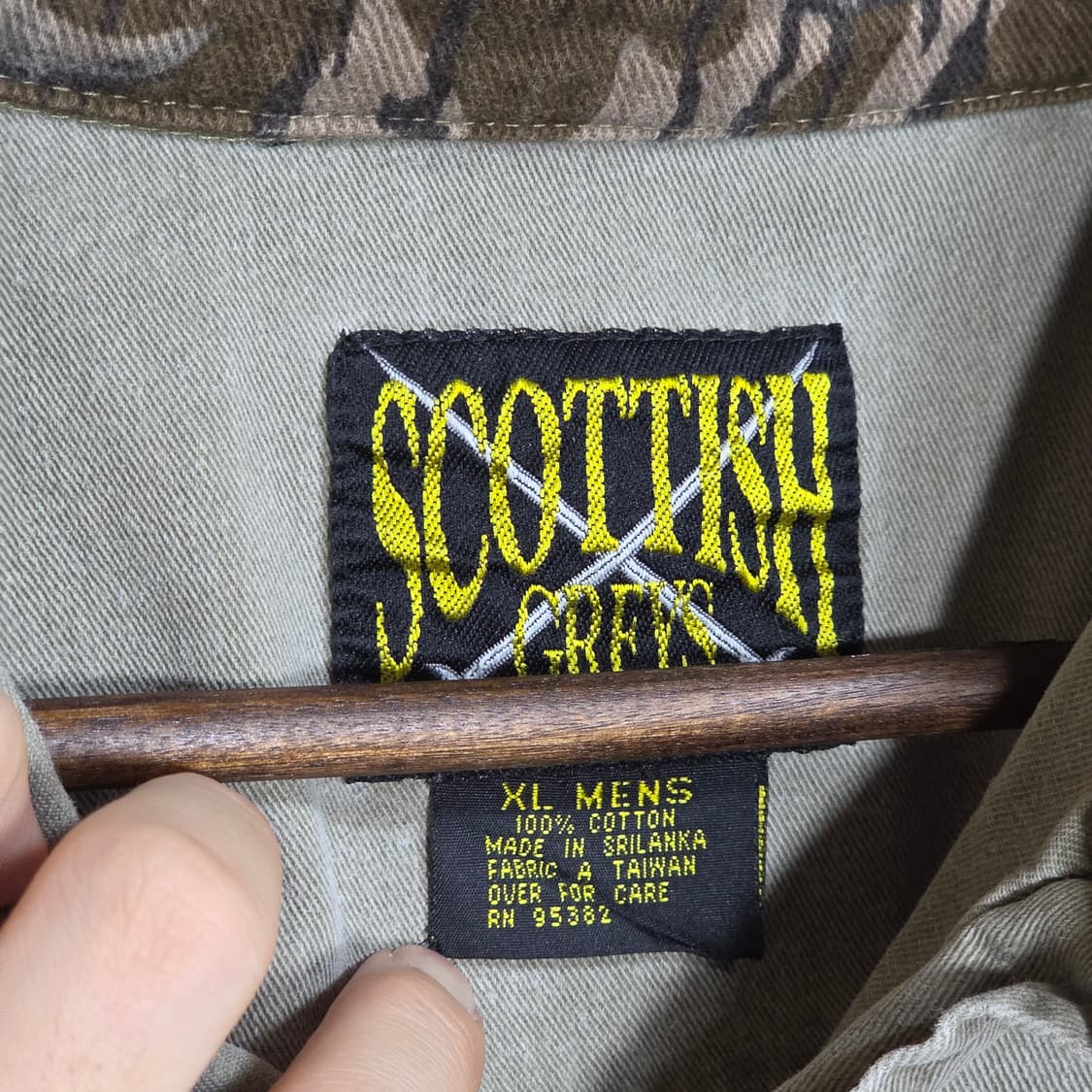 빈티지 리얼 트리 밀리터리 패치워크 코튼 셔츠 상품이미지9