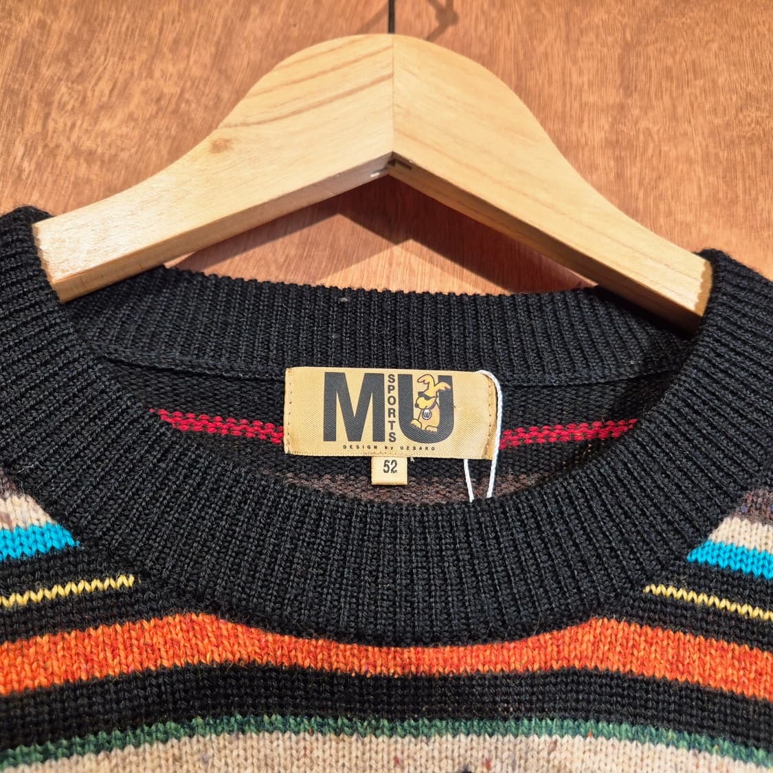 MU스포츠 재팬 캐시미어 케이블패턴 니트 L 상품이미지2